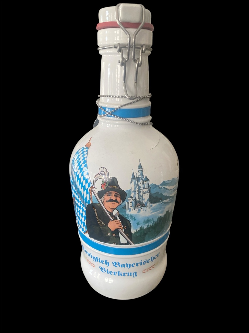 Vintage Königlich Bayerischer Bierkrug, a German beer growler 2 Litre